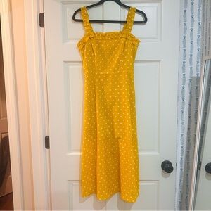 Yellow Polka Dot Dress